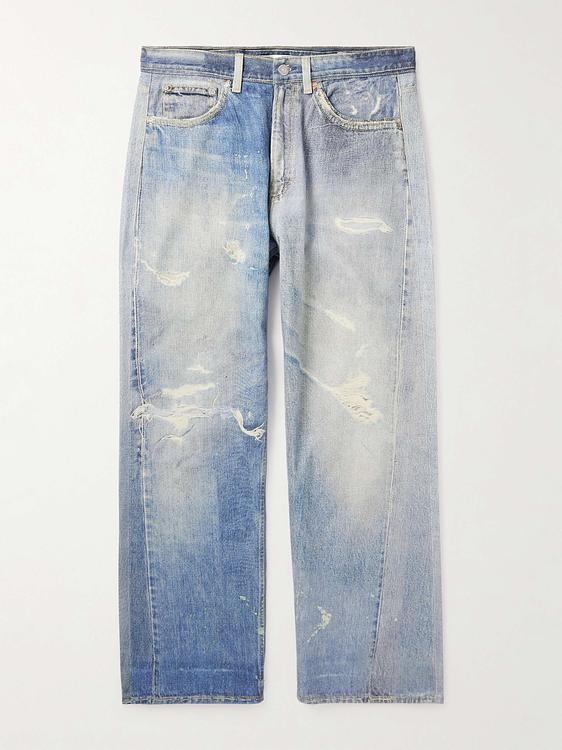 Light blue distressed jeans from Our Legacy