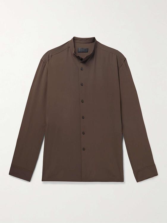 Dark brown casual shirt from Nili Lotan