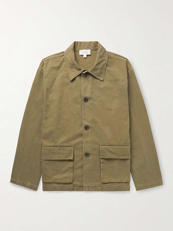 Taupe overshirt from Nili Lotan