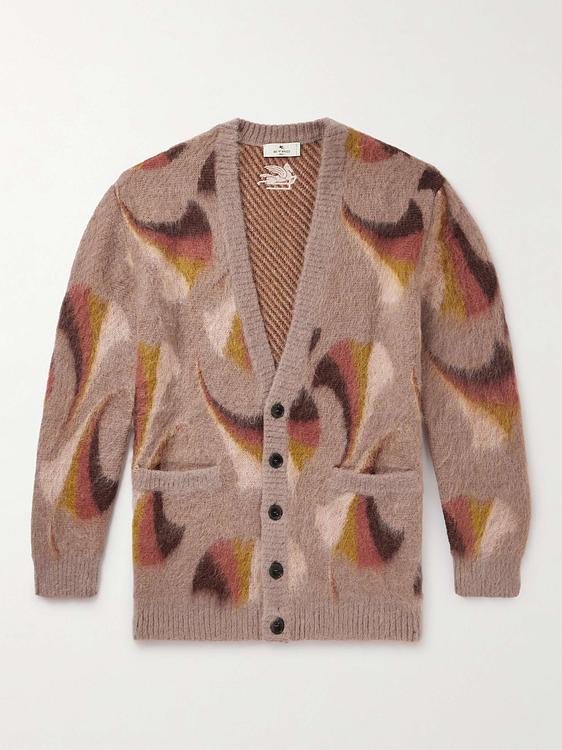 Grey cardigan from Etro