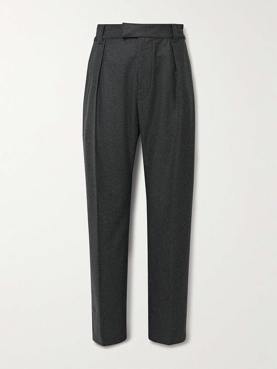 Black formal trousers from Loro Piana