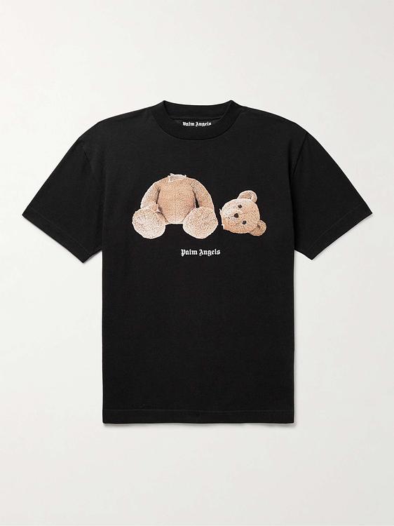 Print black t-shirt from Palm Angels