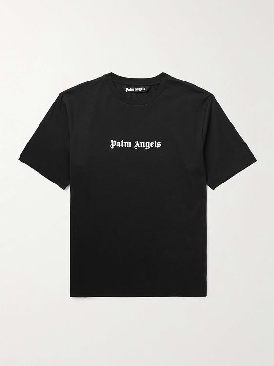 Print black t-shirt from Palm Angels