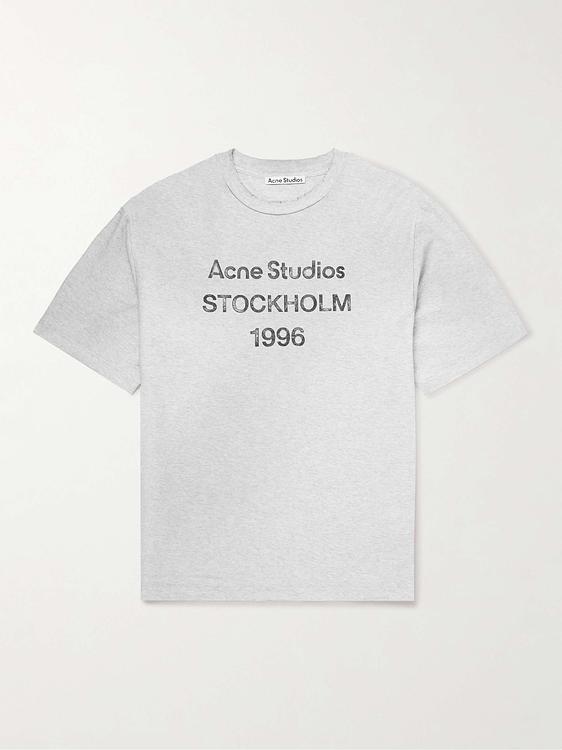 Print white t-shirt from Acne Studios