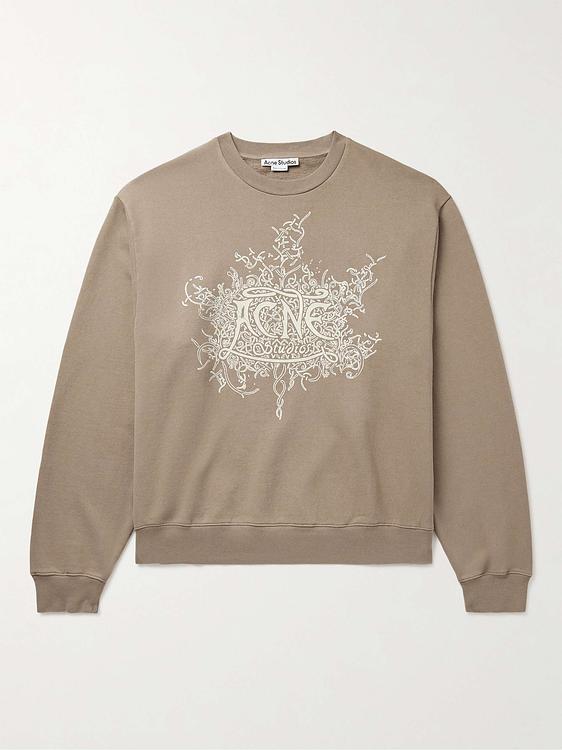 Print grey sweatshirt from Acne Studios