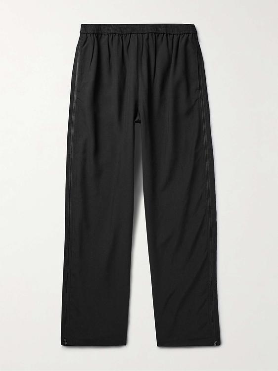 Black wide-leg casual trousers from Acne Studios