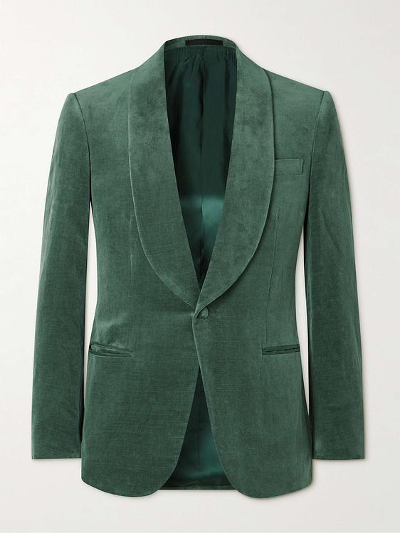 Dark green tuxedo jacket from Kingsman