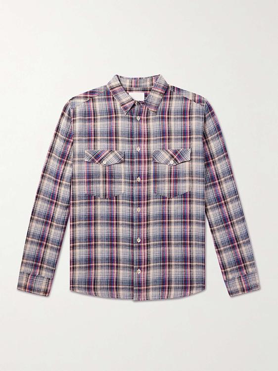 Checkered grey casual shirt from Isabel Marant