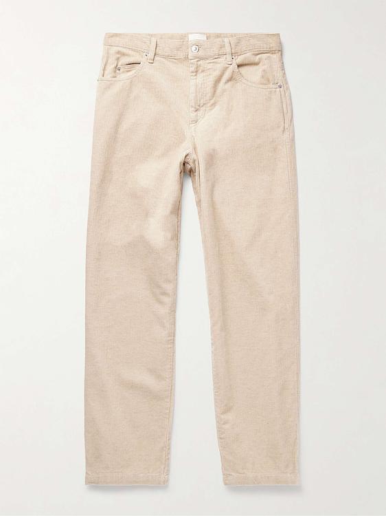 Beige wide-leg casual trousers from Isabel Marant