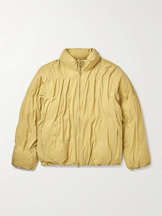 Beige down jacket from Post Archive Faction