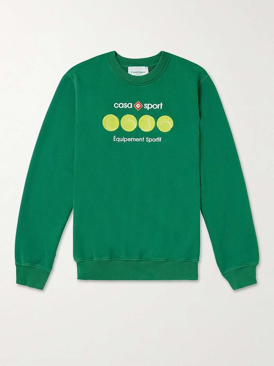 Print teal sweatshirt from Casablanca