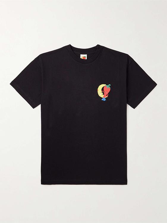 Black t-shirt from Sky High Farm