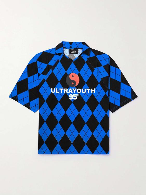 Black short sleeve polo shirt from Liberal Youth Ministry