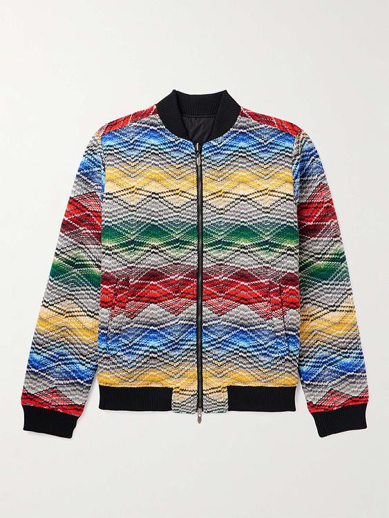 Multicolor bomber jacket from Missoni