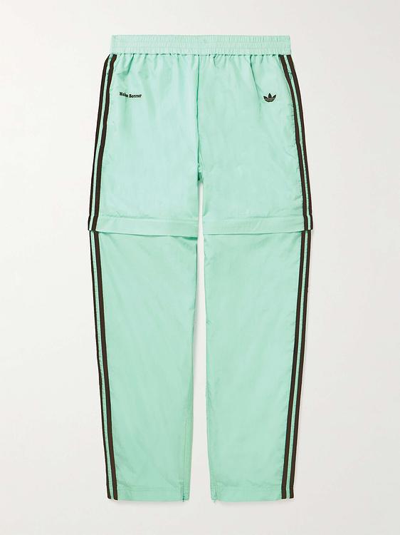 Striped light green sweatpants from Adidas Consortium