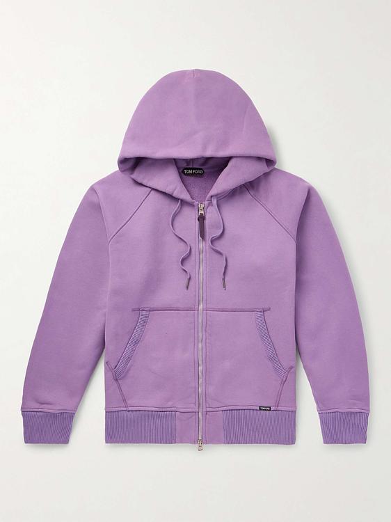 Light purple hooded sweatshirt from Tom Ford