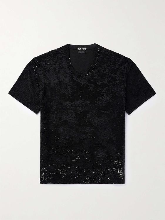 Black t-shirt from Tom Ford