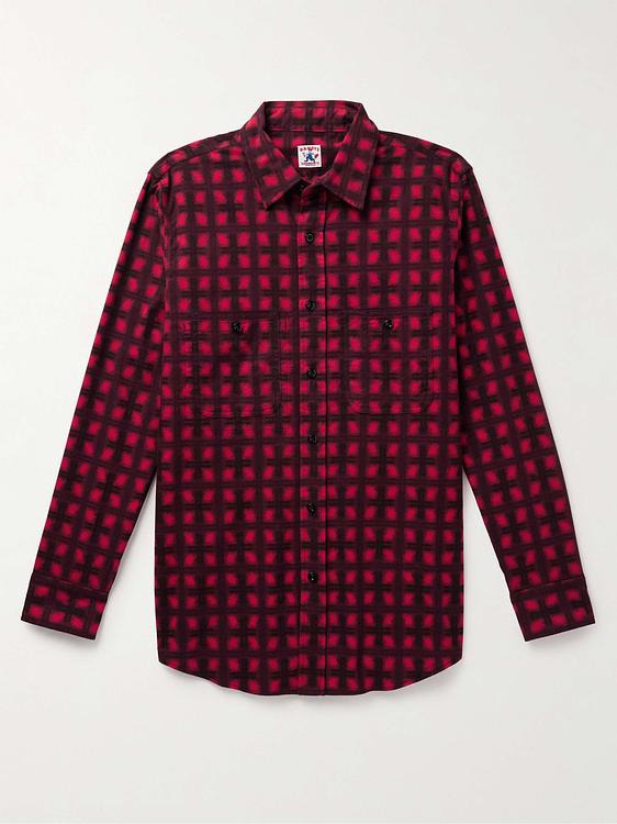 Checkered dark brown casual shirt from Randy's Garments
