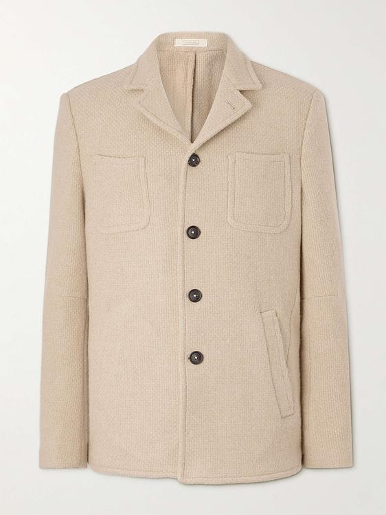 Beige coat from Massimo Alba