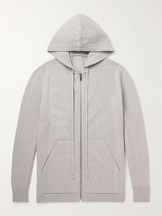 Grey hooded sweatshirt from Rick Owens