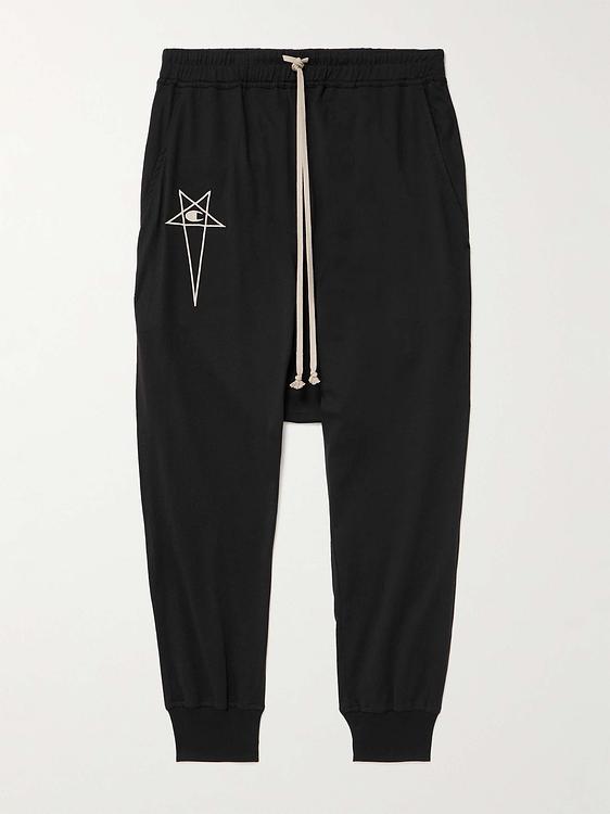 Print black sweatpants from Rick Owens