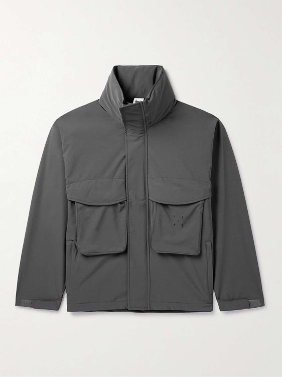 Dark grey casual jacket from Pop Trading Company