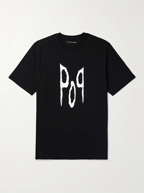 Print black t-shirt from Pop Trading Company