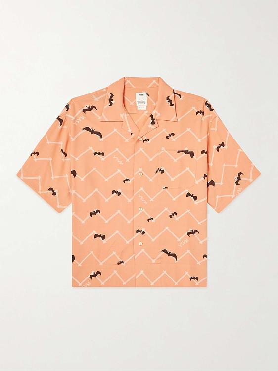 Peach short sleeve shirt from Visvim