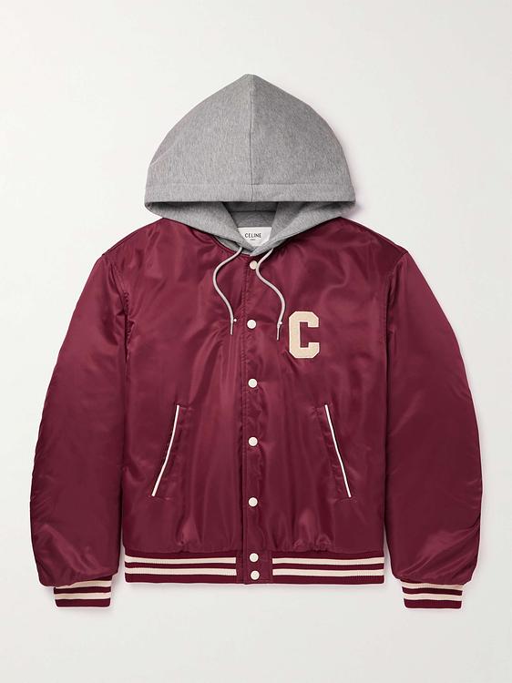 Dark red casual jacket from Celine Homme