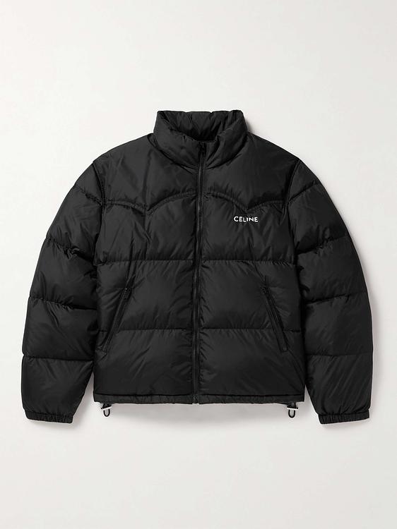 Black down jacket from Celine Homme