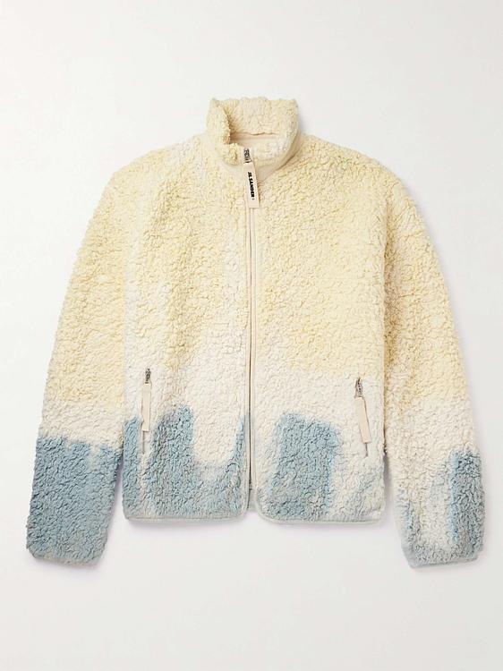 White fleece jacket from Jil Sander