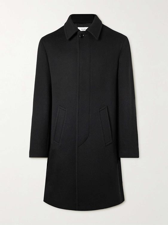 Black coat from Celine Homme