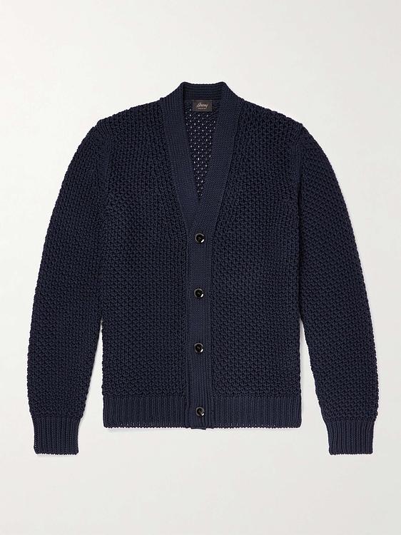 Black cardigan from Brioni