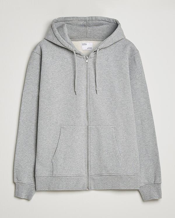 Grey hooded sweatshirt from Colorful Standard