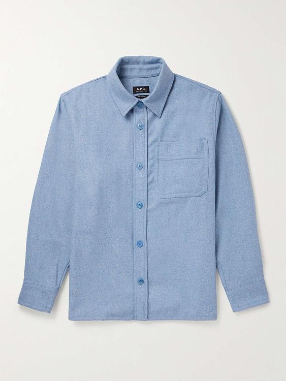 Light blue overshirt from A.P.C