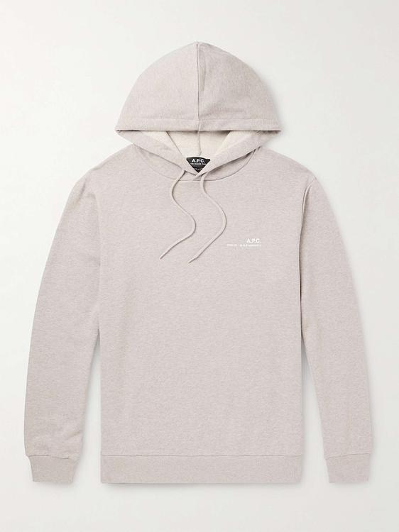 Beige hooded sweatshirt from A.P.C