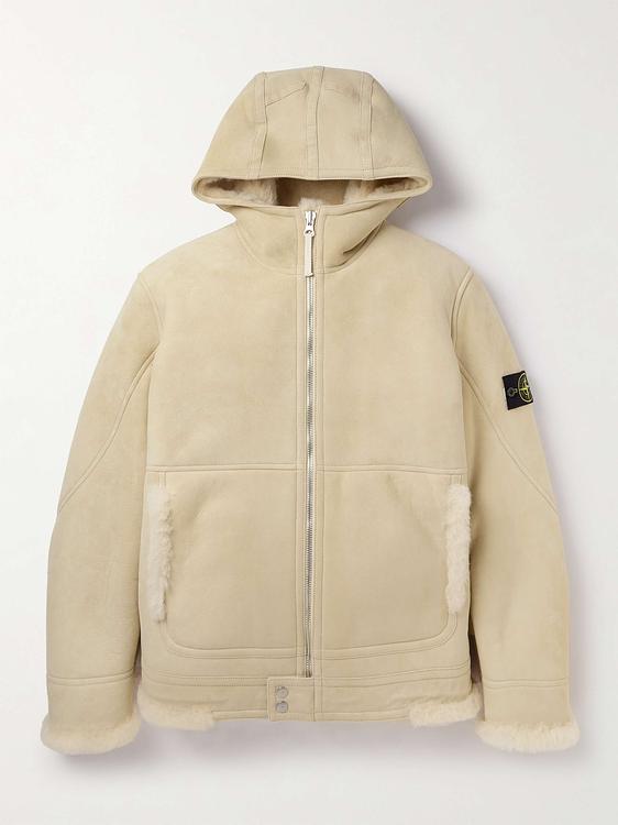 Beige casual jacket from Stone Island