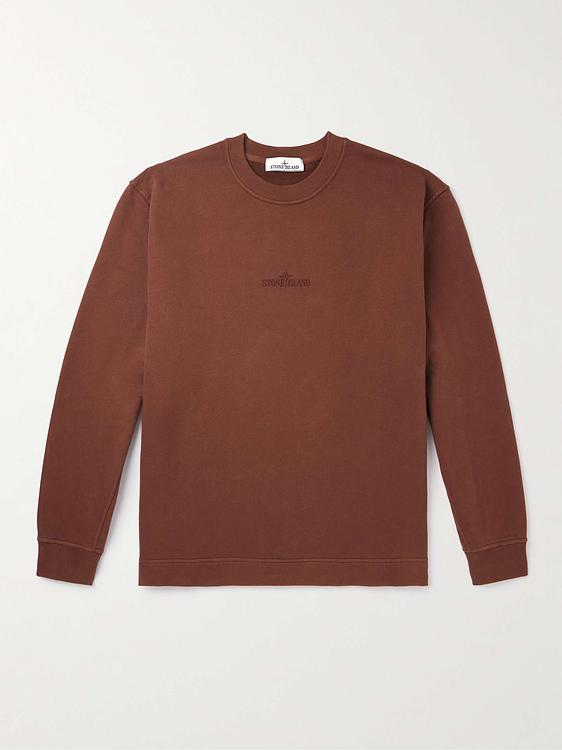 Brown sweatshirt from Stone Island