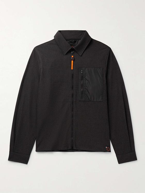 Black casual jacket from Aspesi