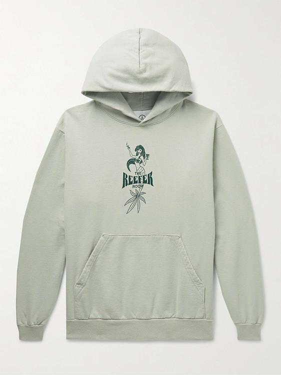 Print beige hooded sweatshirt from Local Authority La