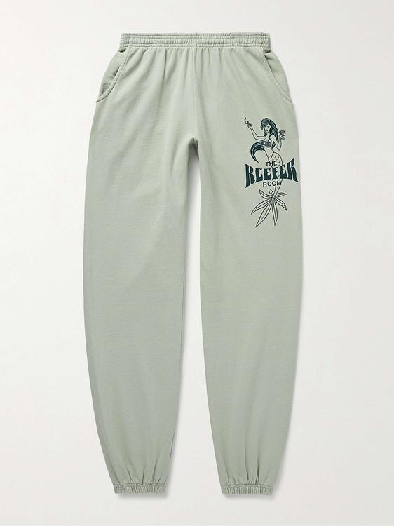 Print teal sweatpants from Local Authority La