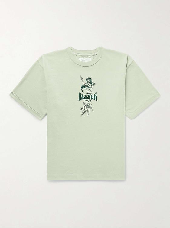 Print beige t-shirt from Local Authority La