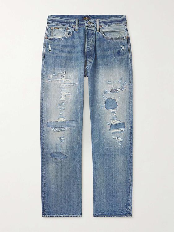 Blue distressed jeans from Polo Ralph Lauren