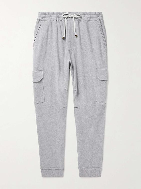 Grey sweatpants from Brunello Cucinelli