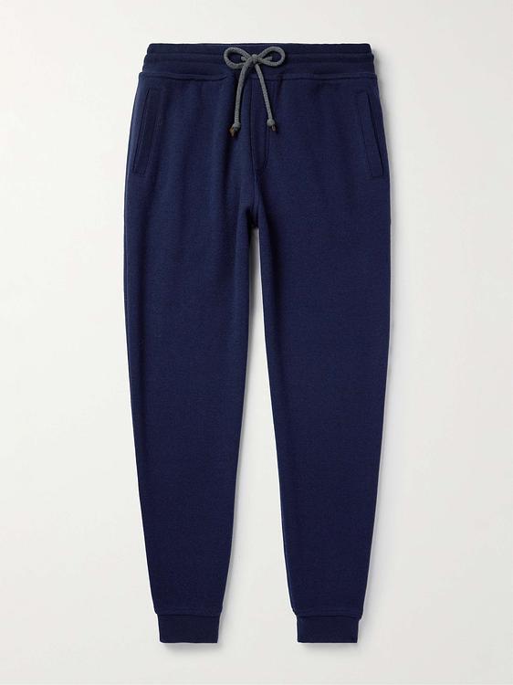 Dark blue sweatpants from Brunello Cucinelli