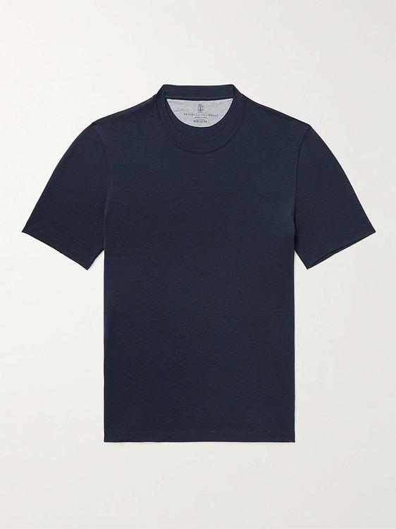 Black t-shirt from Brunello Cucinelli