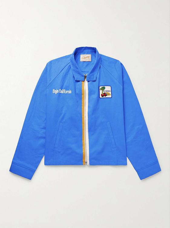 Blue casual jacket from Cherry Los Angeles