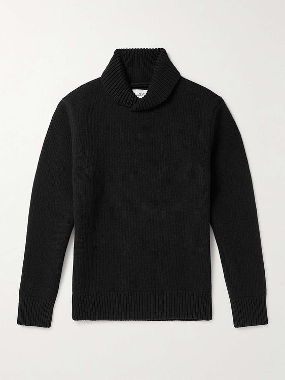 Black turtleneck from Mr P.
