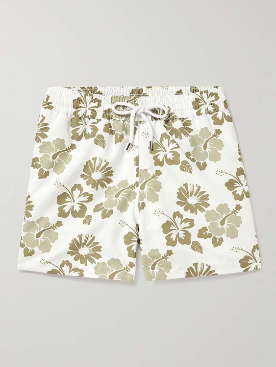 White swim shorts from Frescobol Carioca