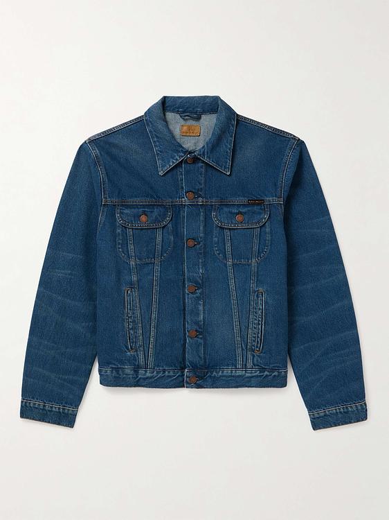 Dark blue denim jacket from Nudie Jeans